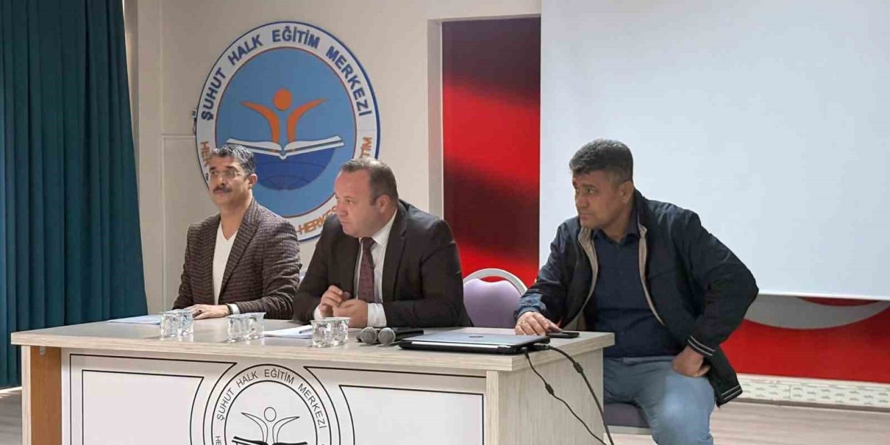 Şuhut’ta KHGB toplantısı