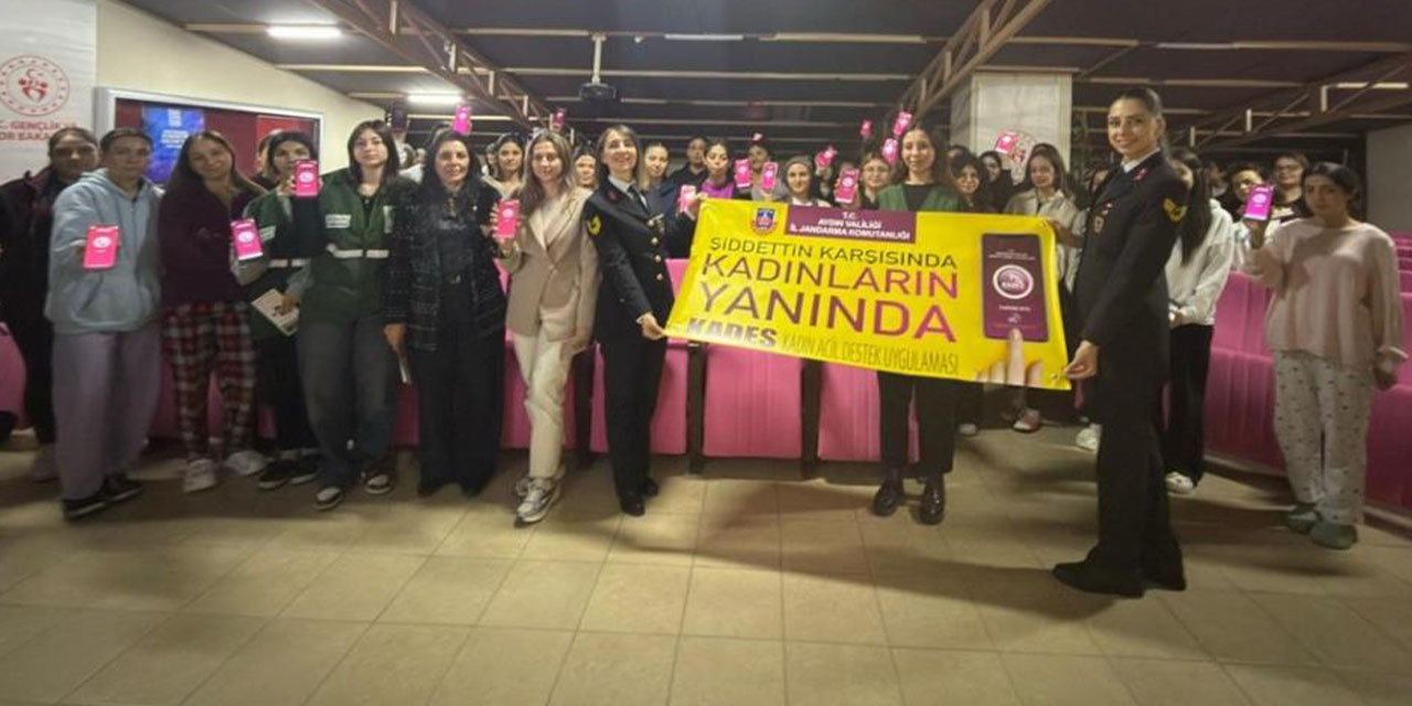 Aydın’daki KYK yurtlarında 25 Kasım etkinlikleri: Öğrencilerde farkındalık artırıldı