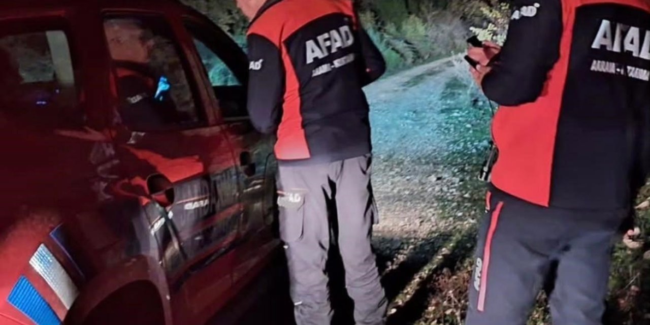 Mantar için girdiği ormanda kaybolan vatandaş AFAD tarafından bulundu