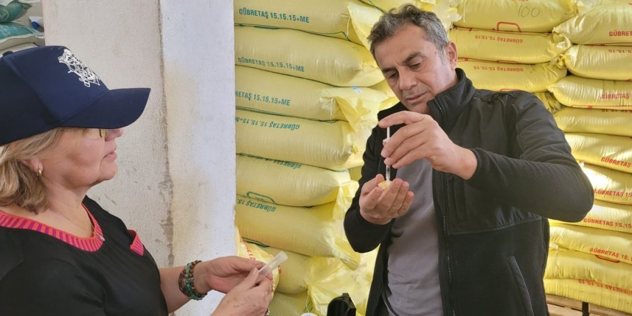 Muğla’da 41 gübre numunesi kontrol edildi, bir üründe olumsuz sonuç çıktı