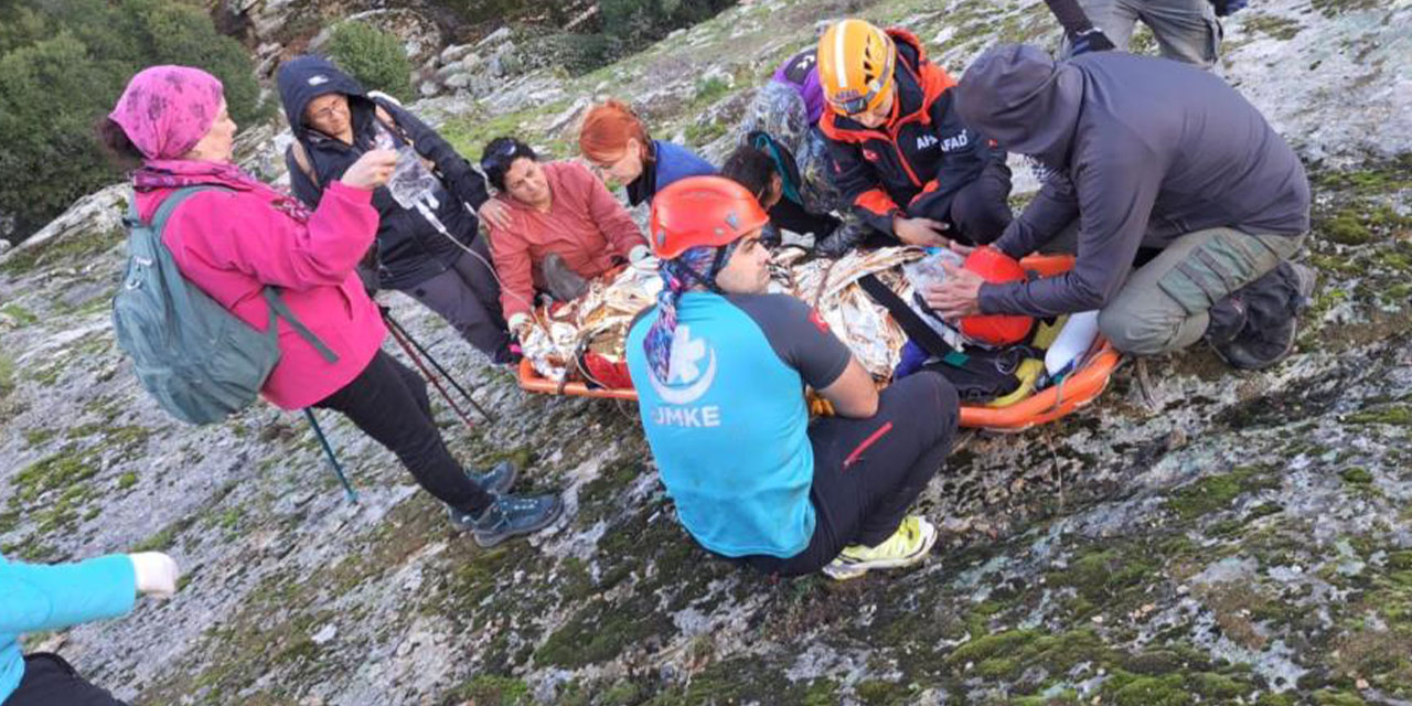 Koçarlı’da doğa yürüyüşünde kaza: Dere yatağına düşen vatandaş helikopterle kurtarıldı