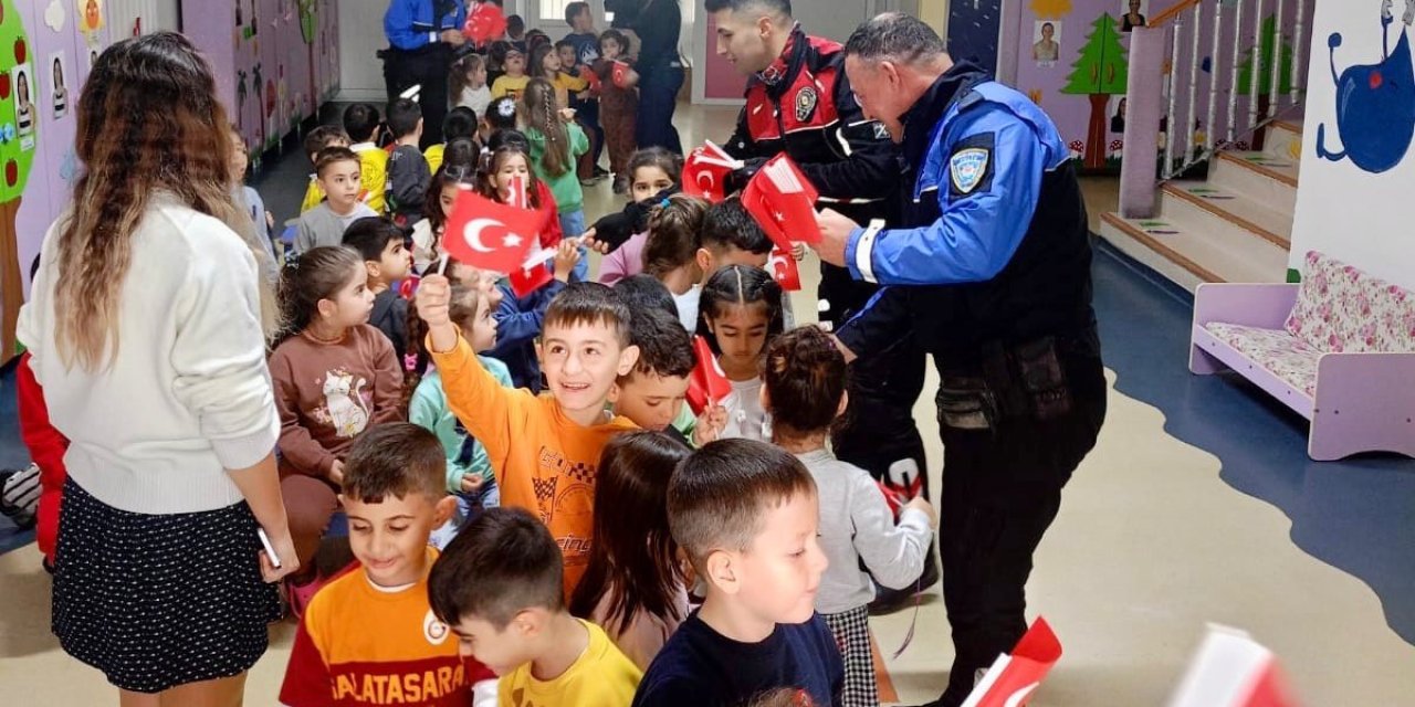 Öğrenciler polisliği tanıdı, güvenlik kurallarını öğrendi