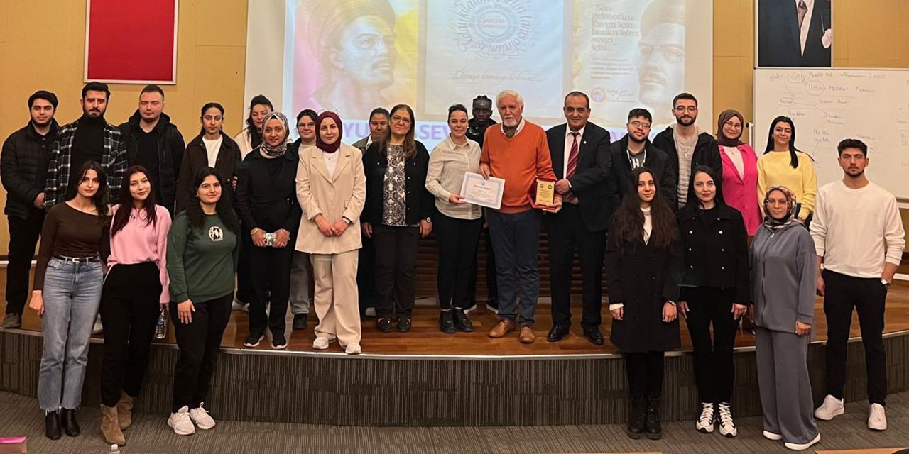 Yazarımız Şerif Kutludağ Kayseri Üniversitesi’nde “Yunus Sevgisinde Buluşmak” söyleşisi gerçekleştirdi