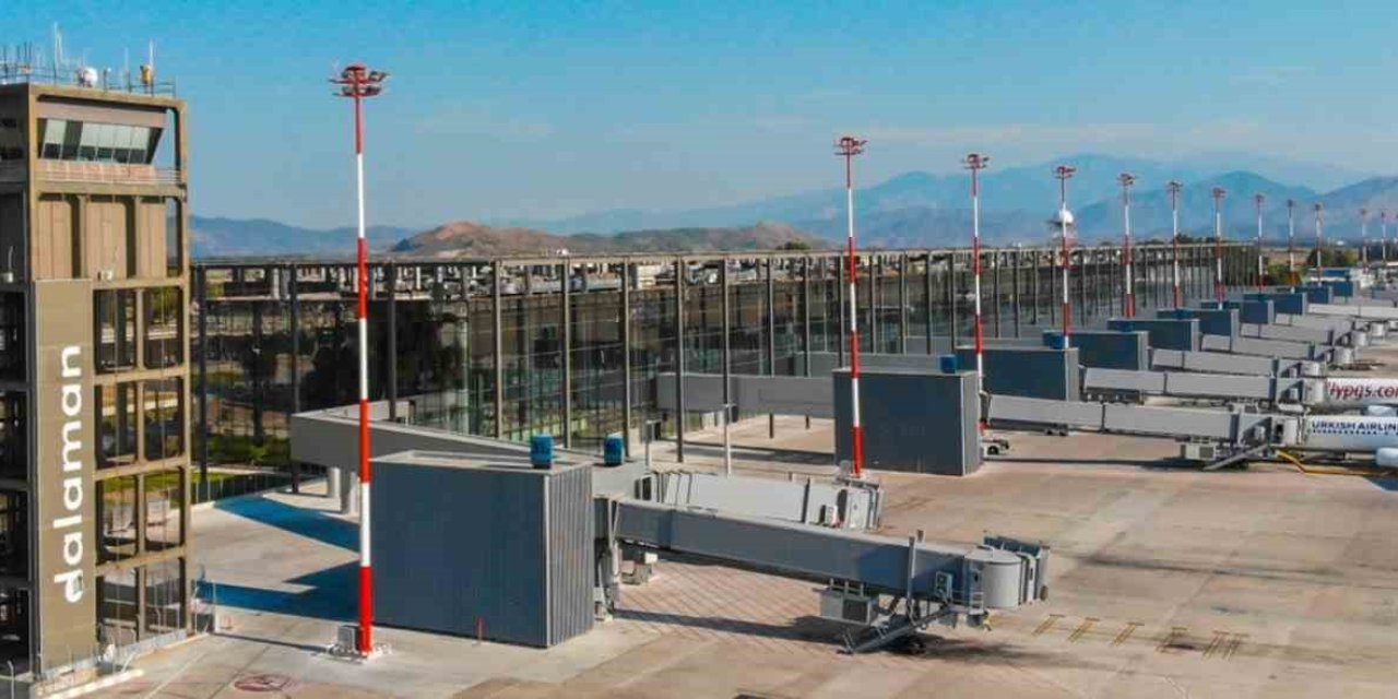 Dalaman havalimanı 10 ayda 5,5 milyon yolcuya hizmet verdi
