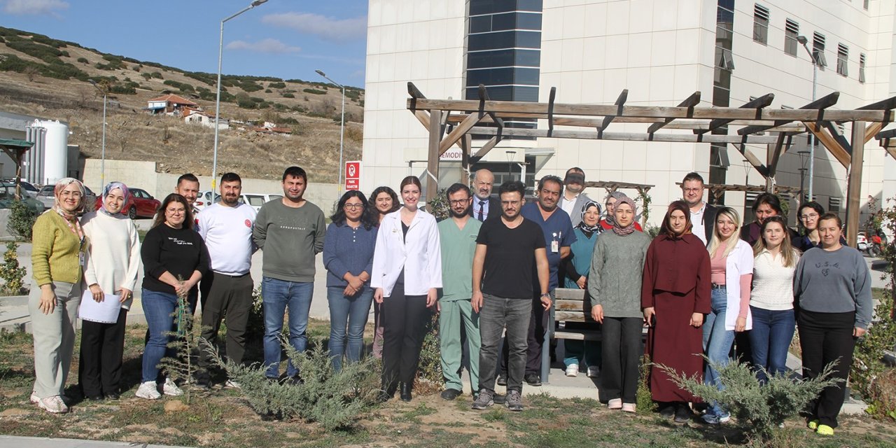 Kula Devlet Hastanesi’nde gerçeğini aratmayan deprem tatbikatı