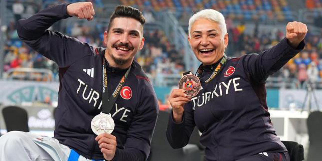 Aydınlı milli sporcu Uslu gümüş madalyanın sahibi oldu