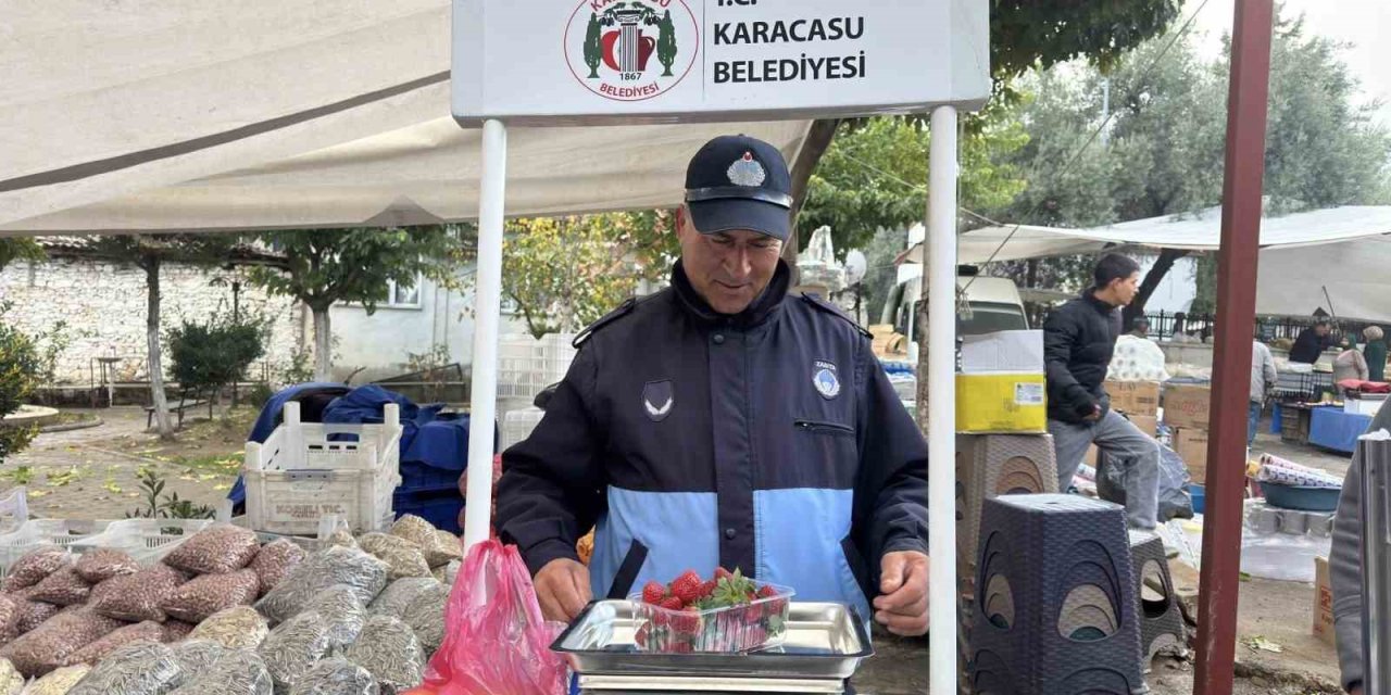 Karacasu’da tartı kontrol noktası