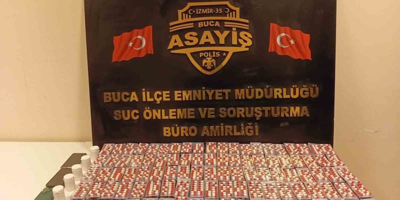 Buca’da 11 bin 296 adet uyuşturucu hap ele geçirildi