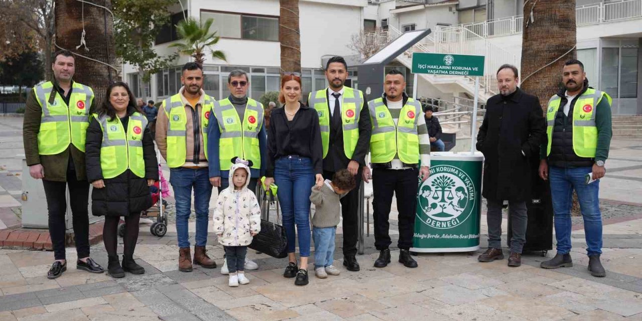 Denizli’de işçilerin hakları ve iş yerlerinde yaşadıkları sorunlara dikkat çekildi