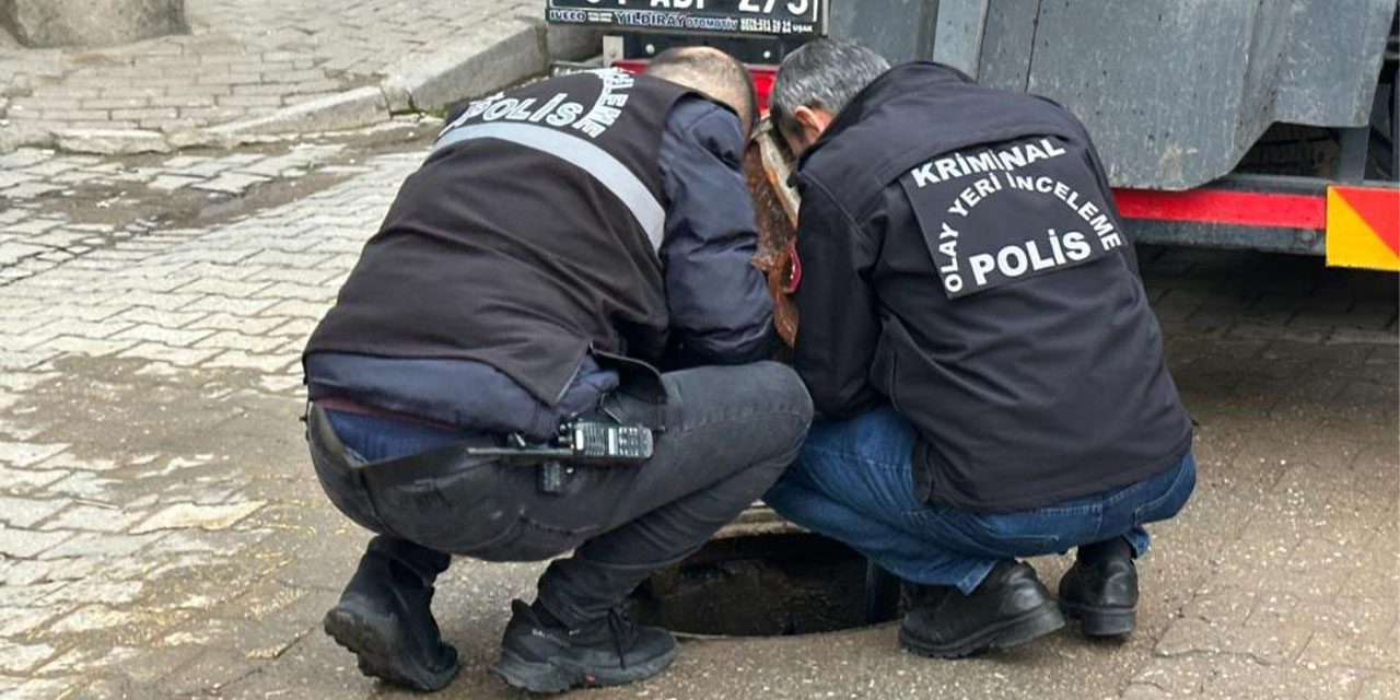 Kanalizasyonda cenin bulundu