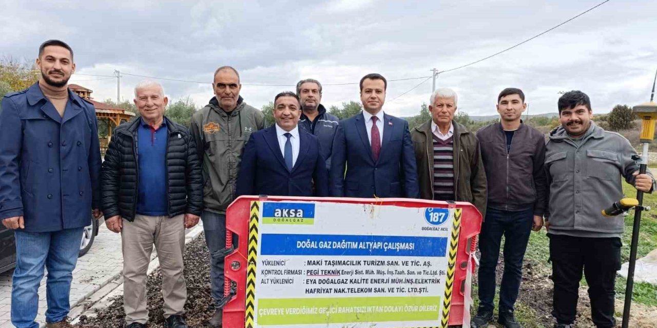 Köprübaşı’nda doğalgaz için ilk kazma vuruldu