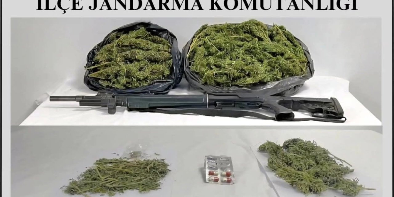 Kale’de uyuşturucu ve ruhsatsız tüfekle yakalanan şüpheli tutuklandı