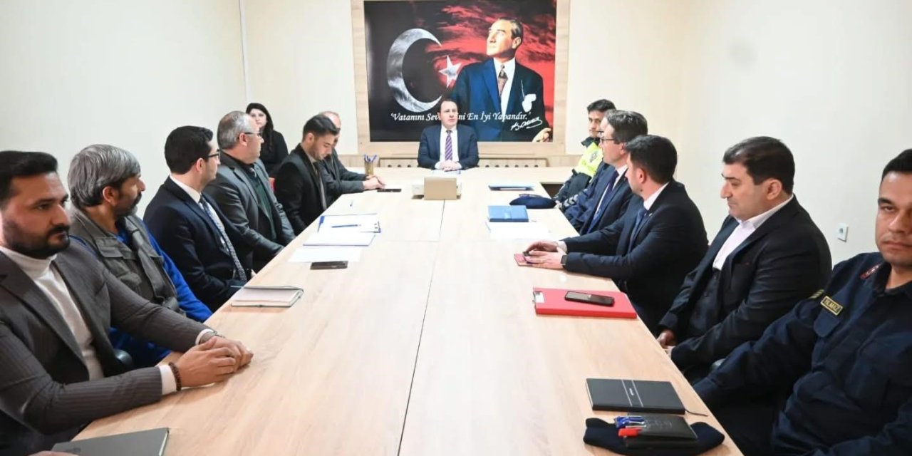 Sultandağı’nda kış tedbirleri toplantısı