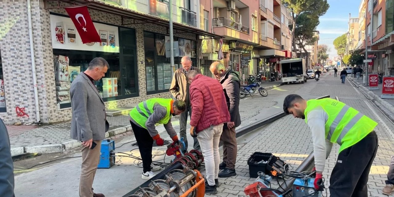 Yenipazar’da içme suyu hattı yenileniyor