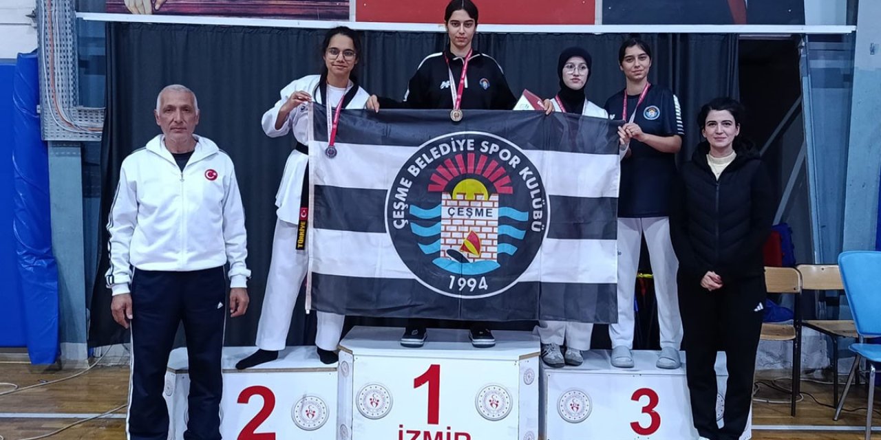 Taekwondo il seçmelerinde Çeşme Belediyespor rüzgârı