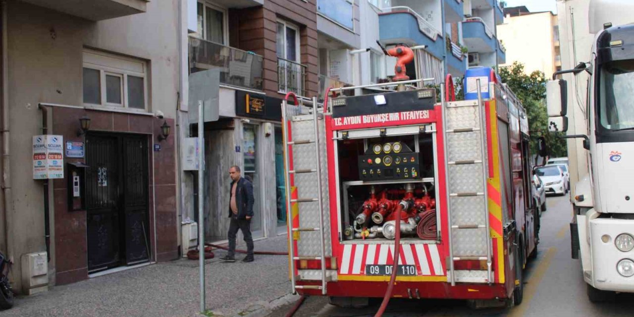 Klimadan çıkan yangın kısa sürede söndürüldü
