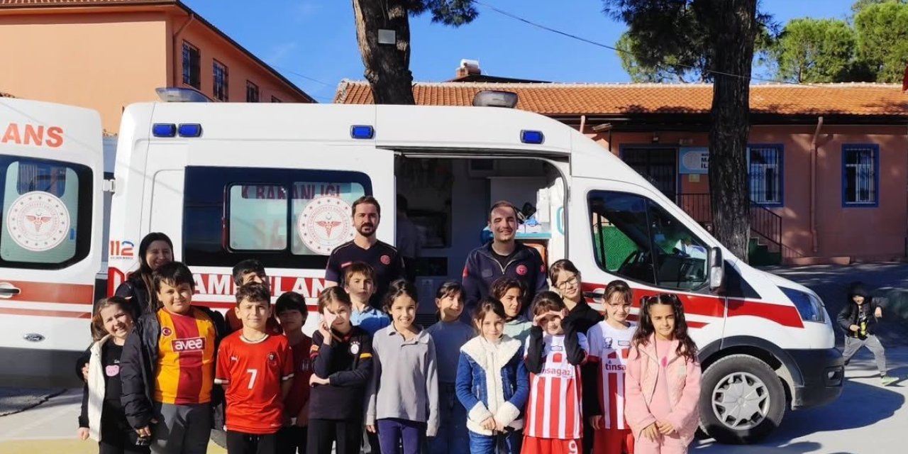Yatağan’da öğrencilere acil sağlık hizmetleri tanıtıldı