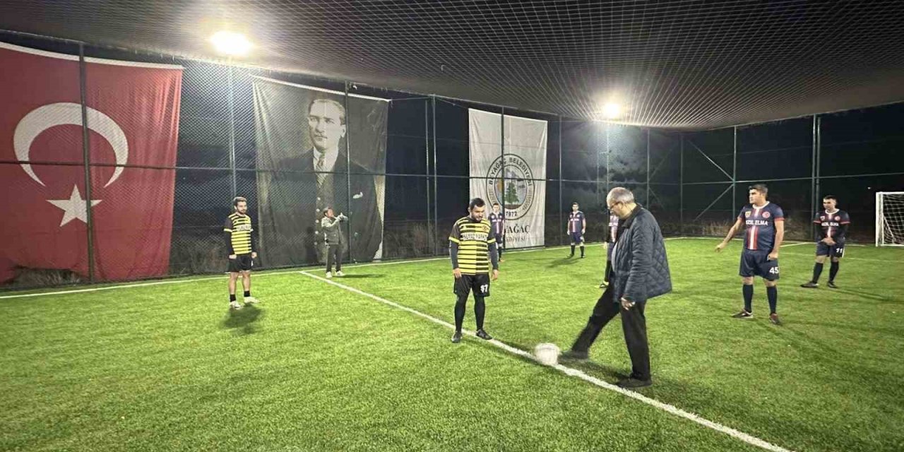 Beyağaç Belediyesi 2025 Halı Saha Turnuvası büyük bir heyecanla başladı