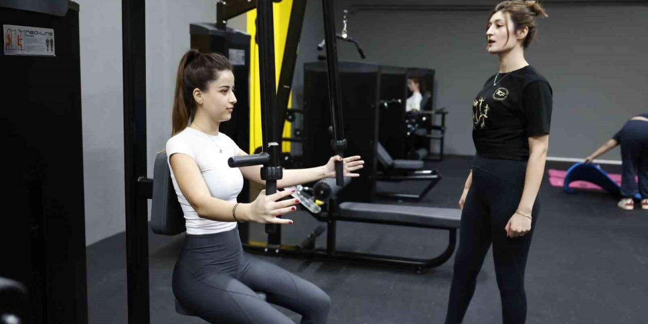 Denizli Kız Öğrenci Yurtlarında fitness salonu hizmete girdi