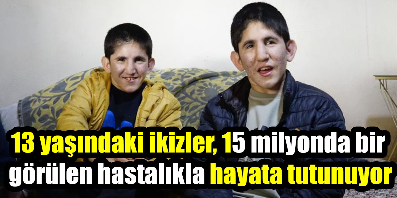 13 yaşındaki ikizler Kromozom 4q Delesyon Sendromu ile mücadele ediyor