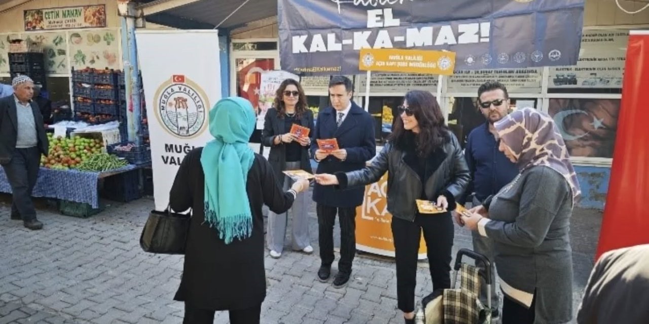 Açık Kapı Muğla’da şiddetle mücadele bilgilendirmesi yaptı