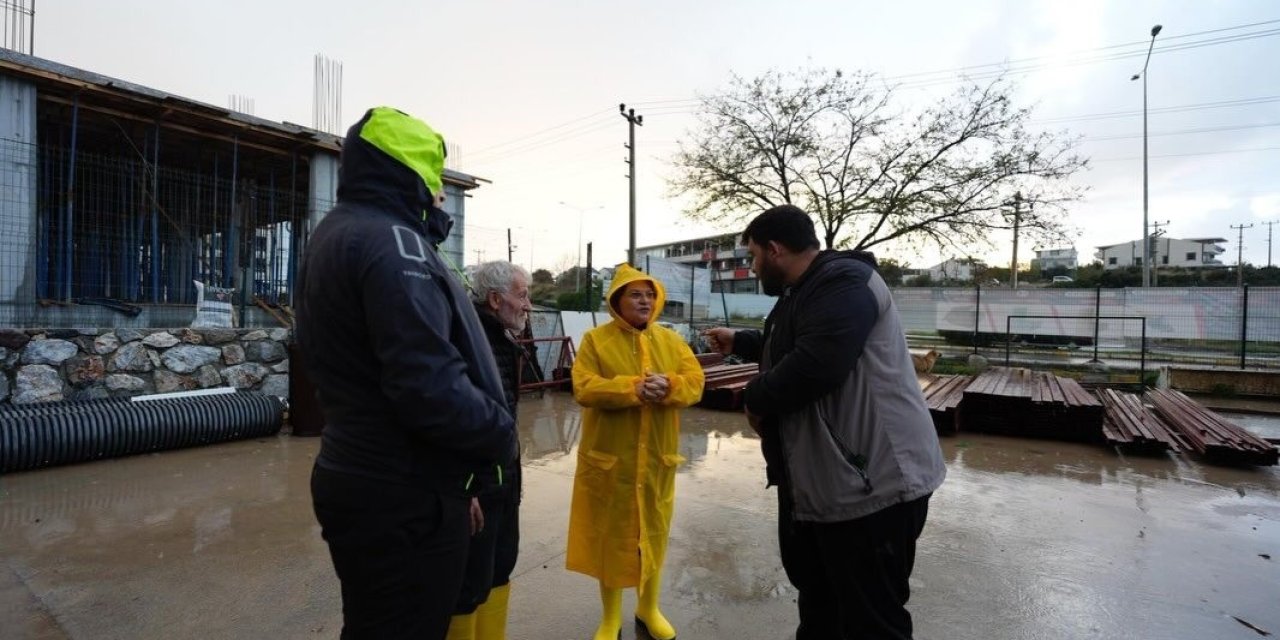 Didim Belediyesi aşırı yağış sonrası teyakkuz halinde