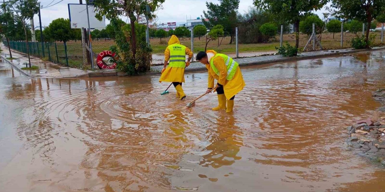 Didim Belediyesi ekiplerinden anında müdahale