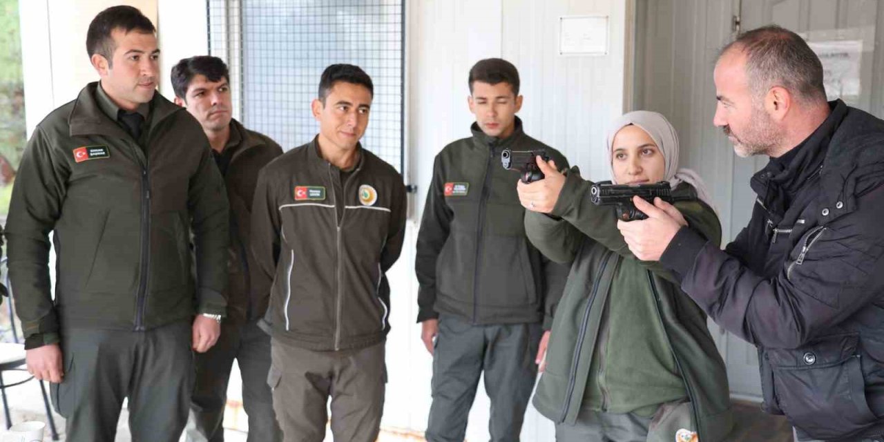 Muğla Orman Bölge Müdürlüğü personeline silah eğitimi