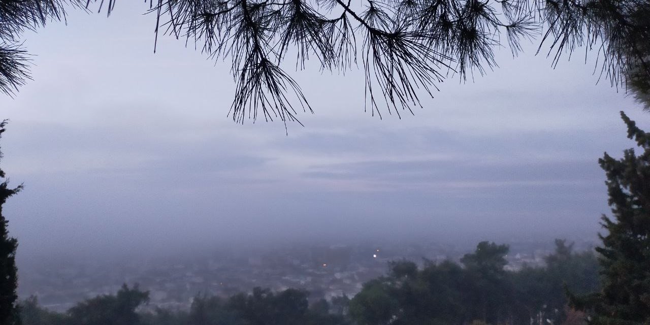 Aydın’da puslu sabah manzaraları mest etti