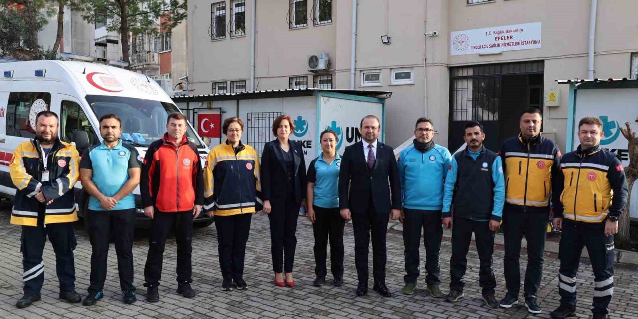 İl Sağlık Müdürü Şenkul UMKE ekibiyle bir araya geldi