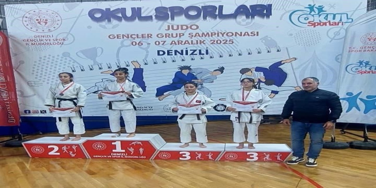 Denizli’de judo grup şampiyonası heyecanı nefes kesti
