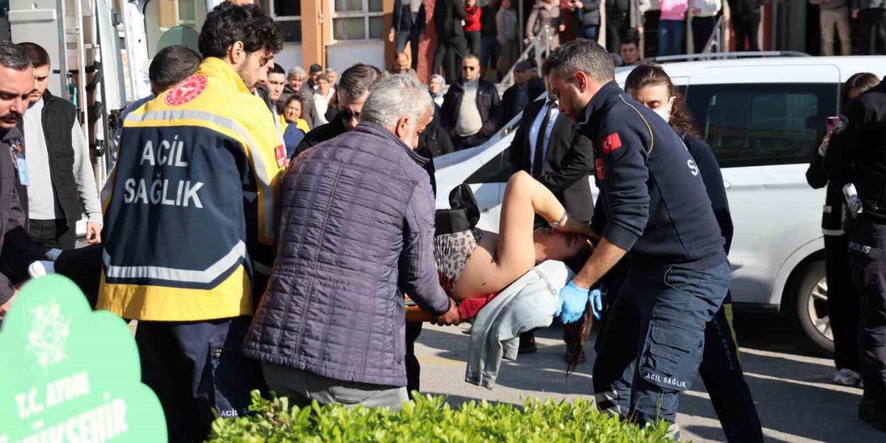 Saldırı anı an be an güvenlik kamerasına yansıdı