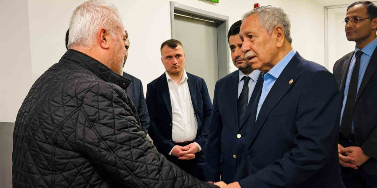 Bülent Arınç’tan Başkan Durbay’a yoğun bakımda ziyaret