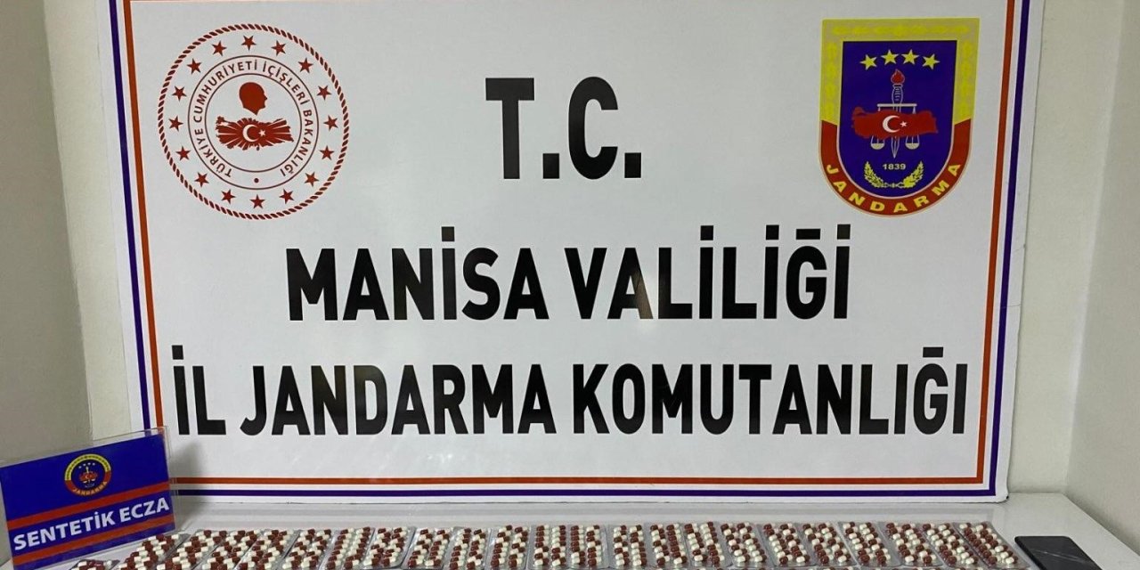 Salihli’de 630 uyuşturucu hapla yakalanan şüpheli tutuklandı