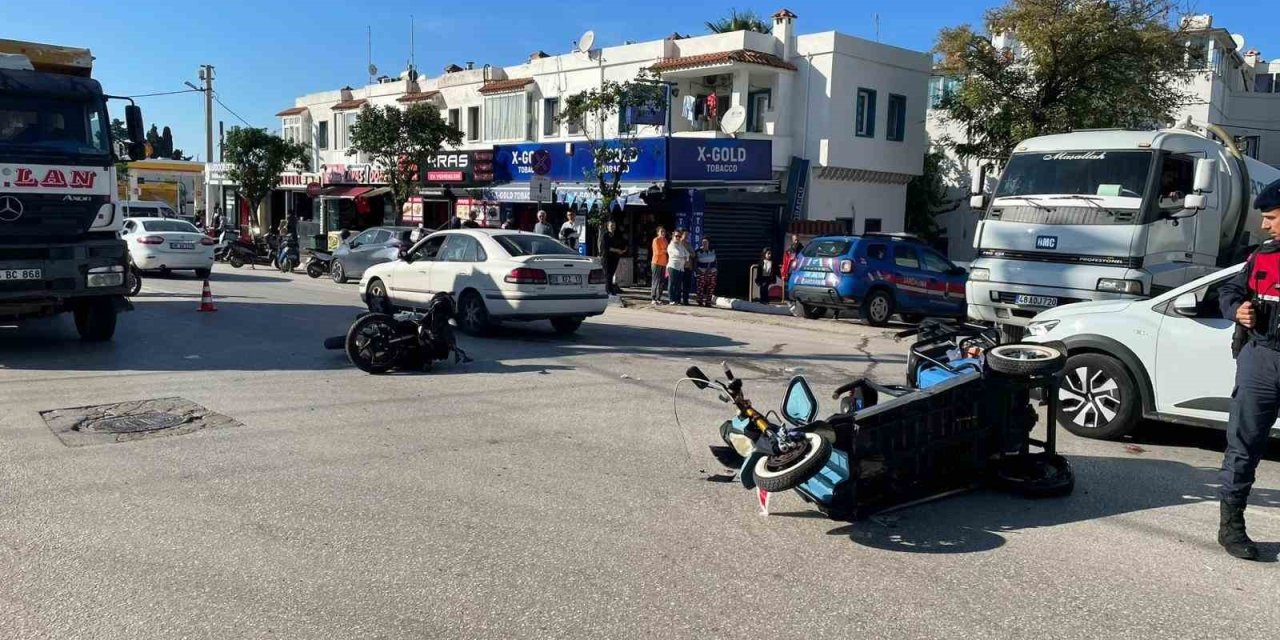 Bodrum’da trafik kazası kaza: 1 ölü, 1 yaralı