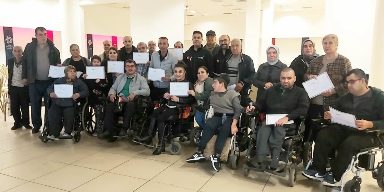 AFAD ve Kızılay’dan engelli bireylere hayat kurtaran eğitim
