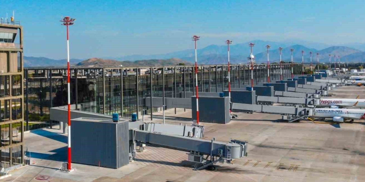 Dalaman havalimanı 11 ayda 5 milyon 542 bin yolcuya hizmet verdi