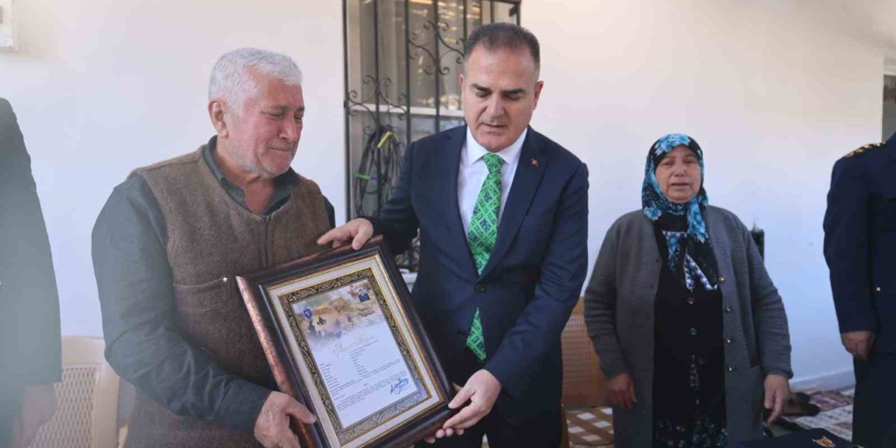 Şehit Kuran’ın ailesine şehadet belgesi verildi