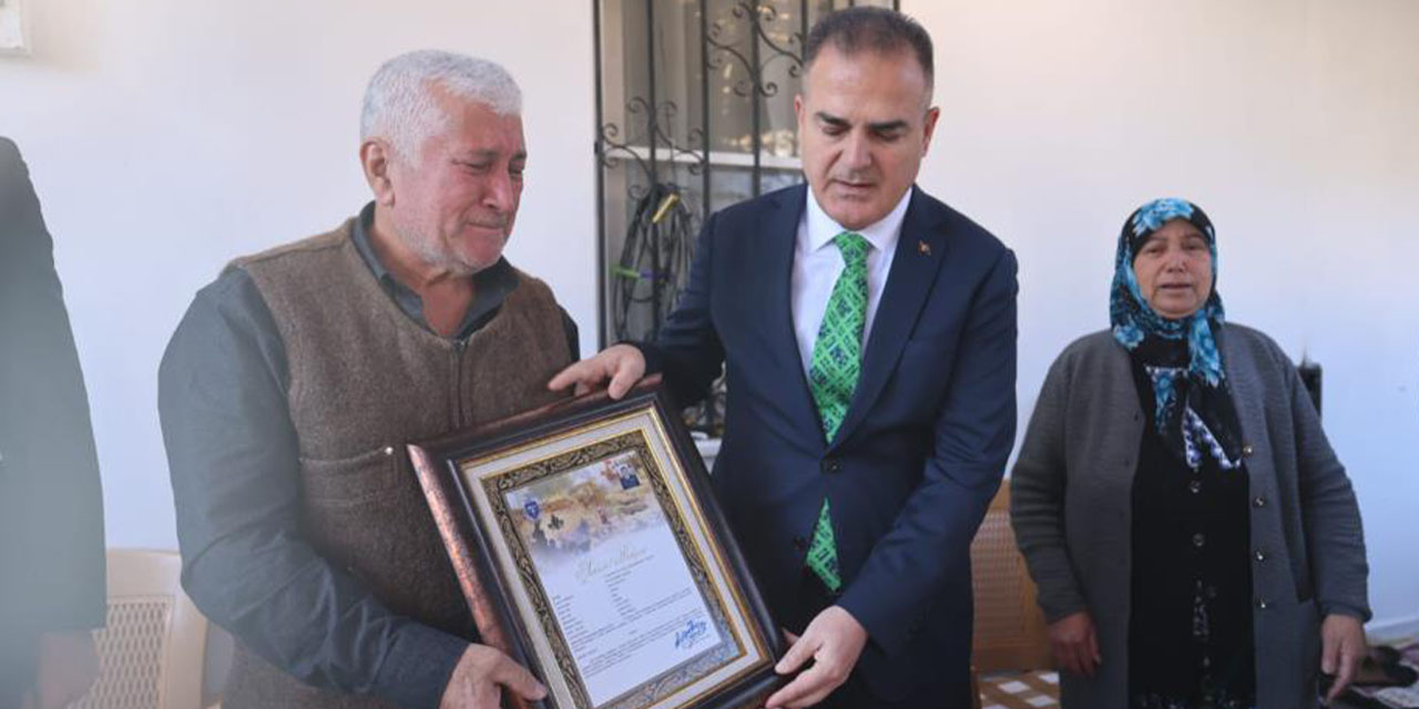 Şehit Kuran’ın ailesine şehadet belgesi verildi