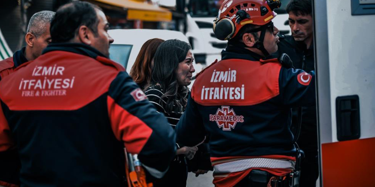 İş hanında korkutan  yangın: 12 kişi tahliye edildi