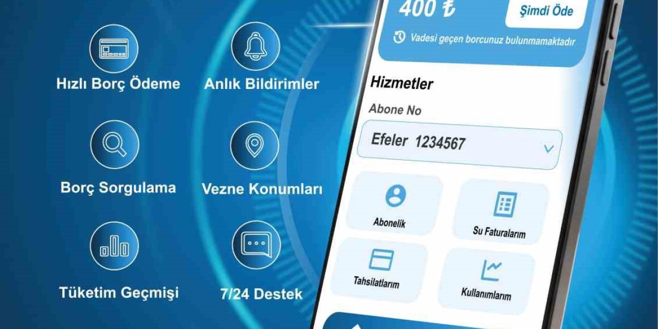 ASKİ Mobil Uygulaması Aydınlıların hizmetinde