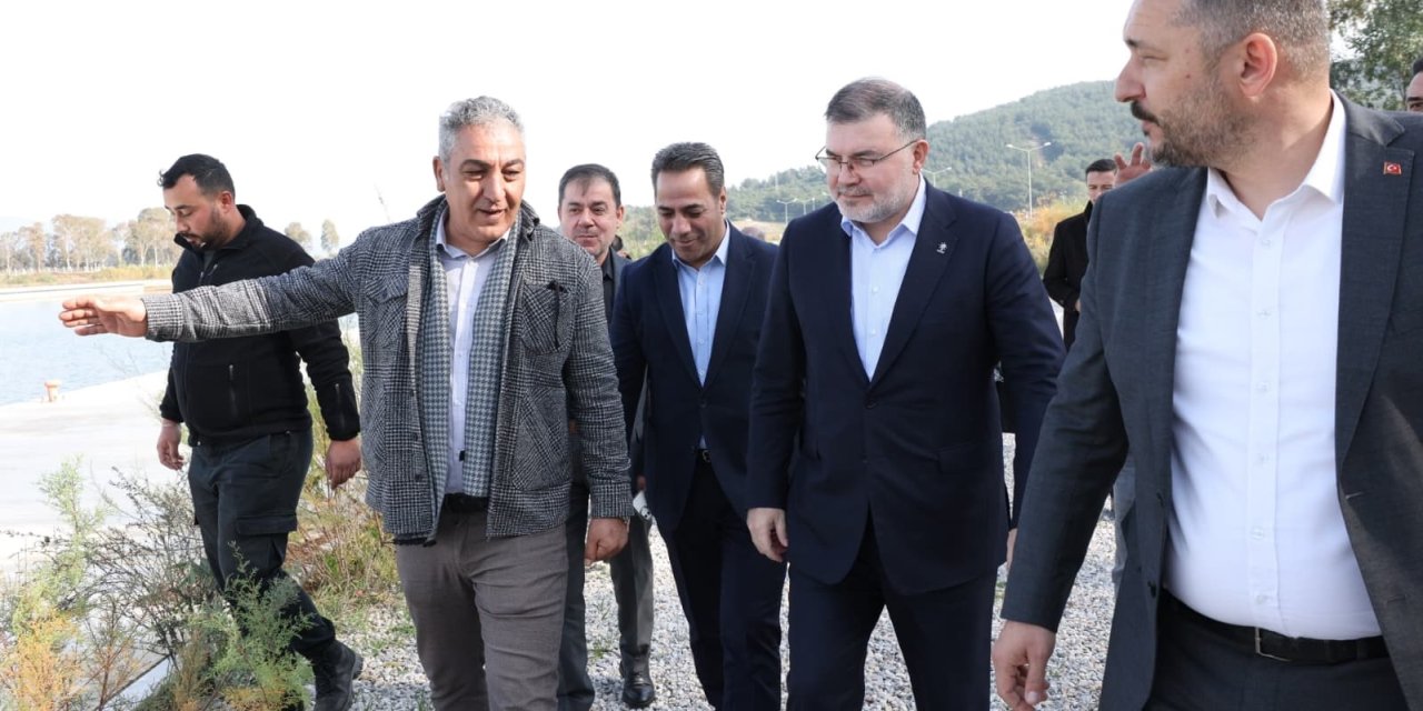 Başkan Saygılı Efes Antik Kent Kanal Projesi’ni yerinde inceledi