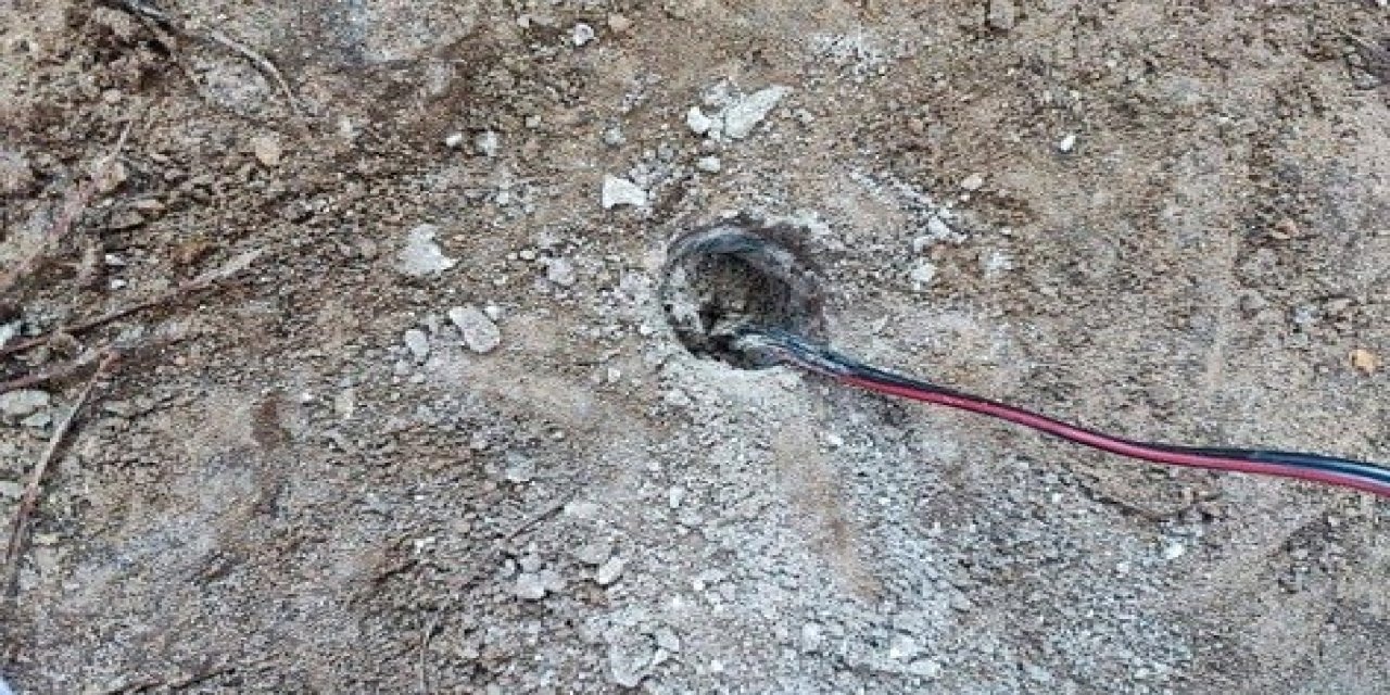 Patlayıcı ile kaçak kazıya Jandarmadan suçüstü