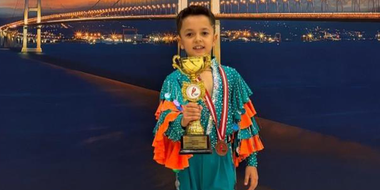 Toprak, 7 yaşında dünya üçüncüsü oldu