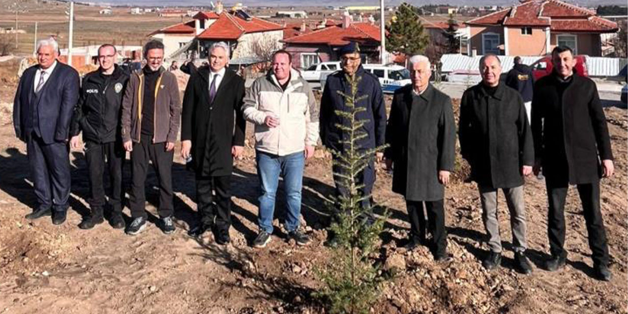 Şuhut İlçe Emniyet Müdürlüğü Hatıra Ormanı oluşturuldu