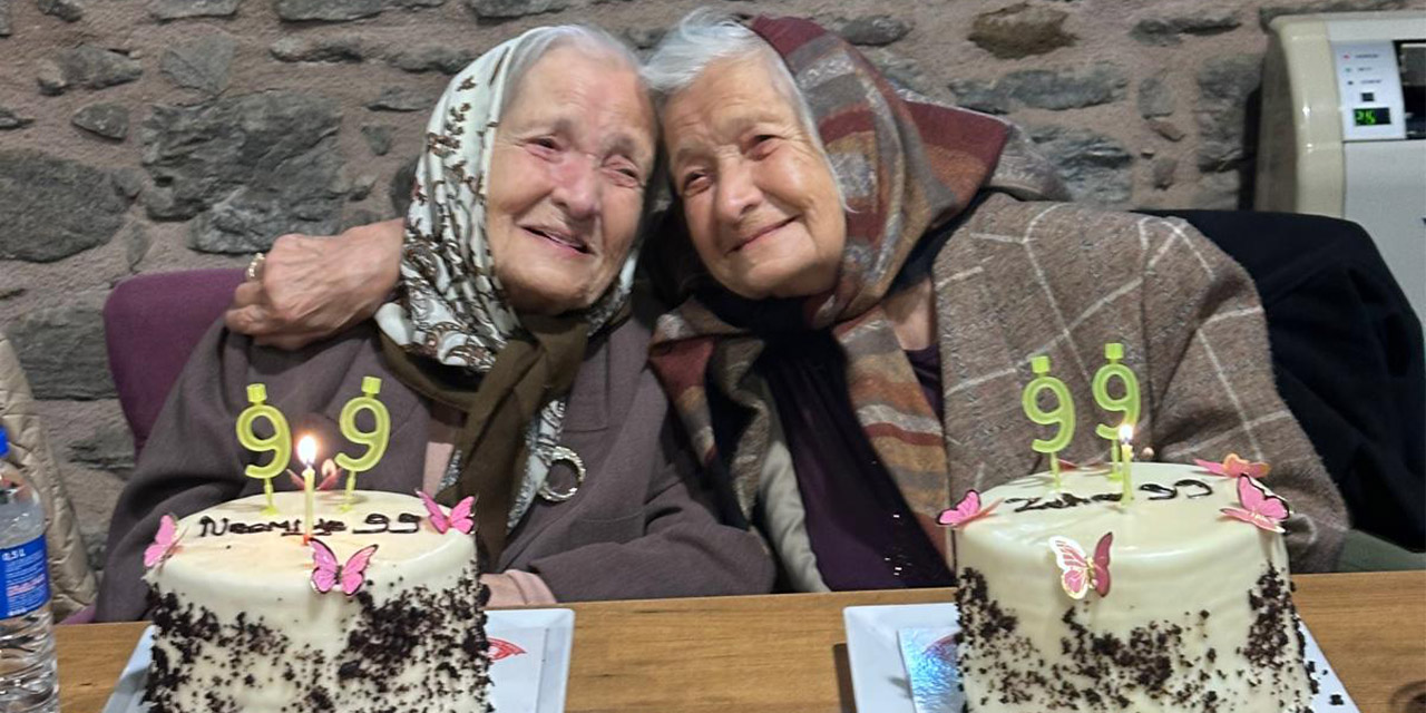 Nazilli’de asırlık ikizlere 100. yaş kutlaması