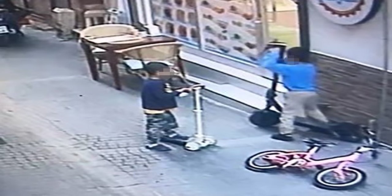 Boyundan büyük scooter’ı çaldılar