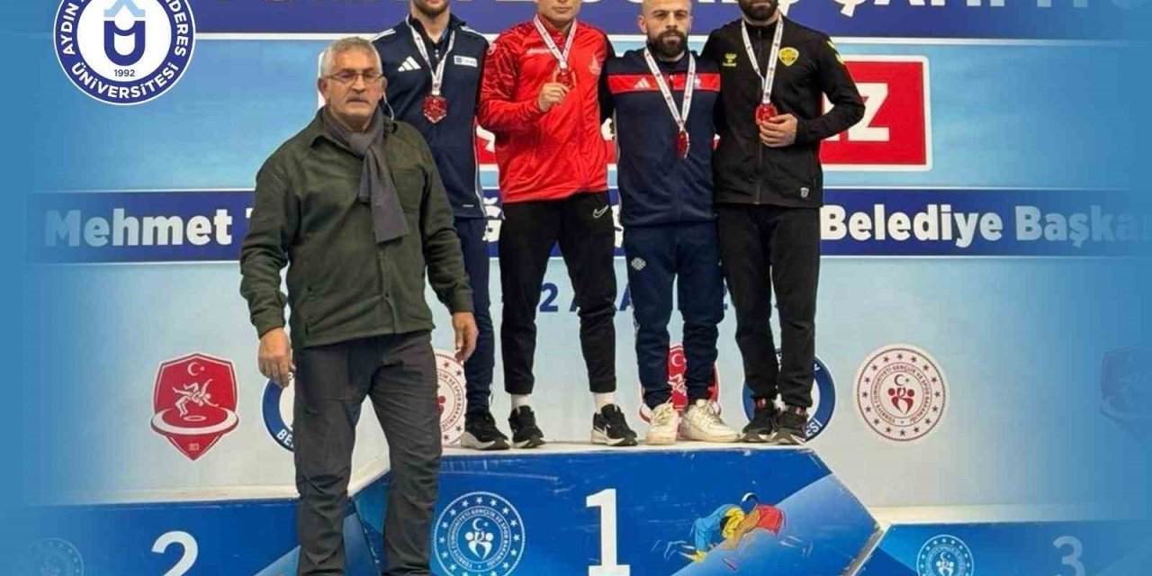 ADÜ’lü güreşçi Türkiye şampiyonu oldu