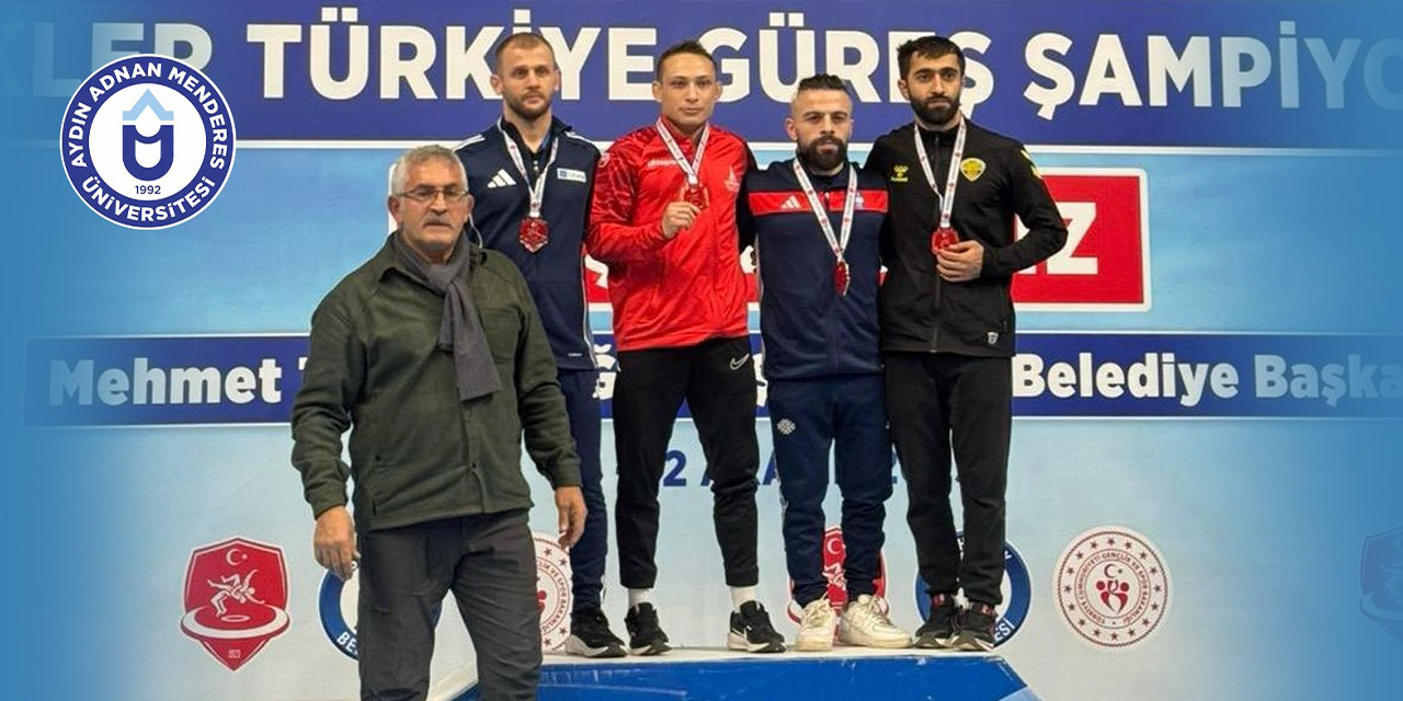 ADÜ’lü güreşçi Türkiye şampiyonu oldu