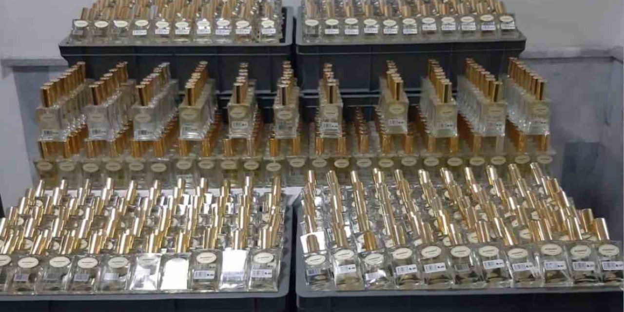 Piyasa değeri 1 milyon 200 bin TL olan kaçak parfüm ele geçirildi